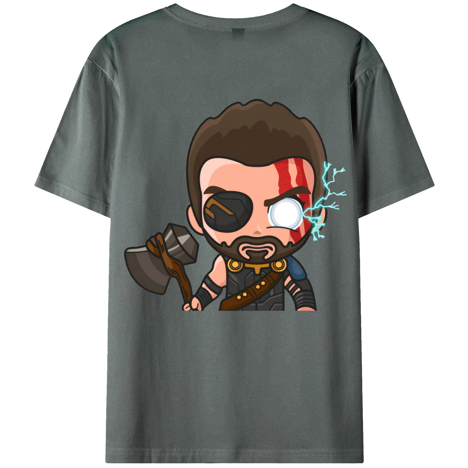 （画像用） アベンジャーズ The Avengers 綿100％ メンズ半袖Tシャツ（バックプリント） 通気性